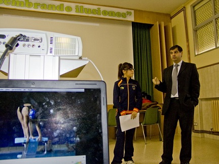 Charlas impartidas por nuestra socia Ester Rodríguez en la Fundación Provincial de Deportes.