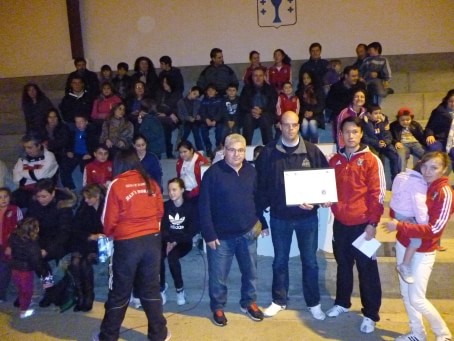 Agradecimiento al Club Han´s Horang-1 de Taekwondo